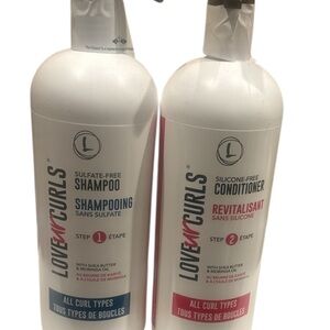 Love My Curls Shampoo & Conditioner Set – Salon Size (33.8 oz each)